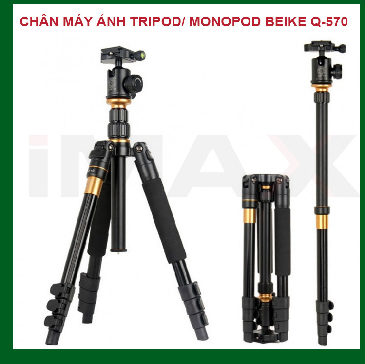 CHÂN MÁY ẢNH TRIPOD/ MONOPOD BEIKE Q-570 - HÀNG NHẬP KHẨU