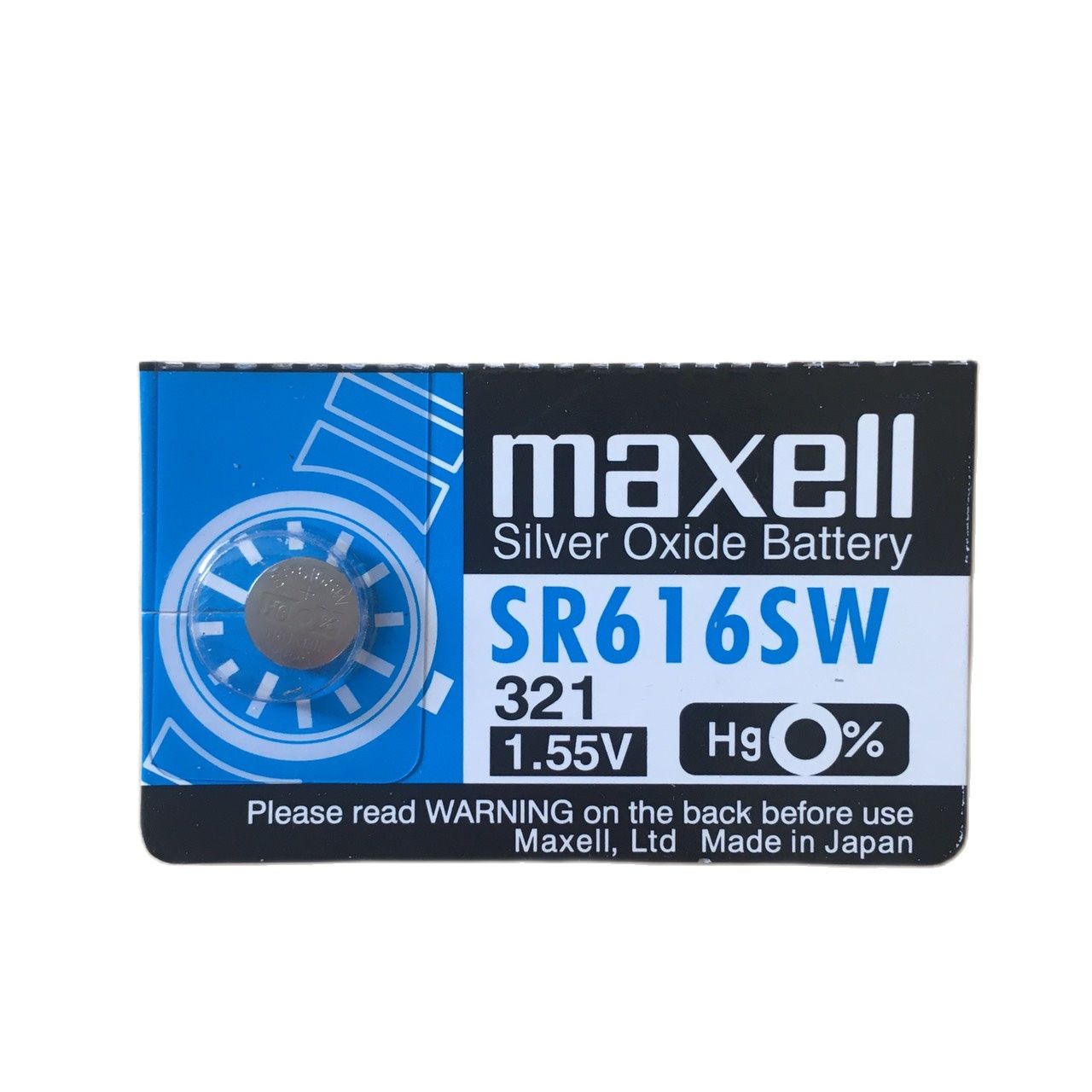 Pin Nhật Maxell SR616SW / SR616 / 321 Chính Hãng 1 Viên