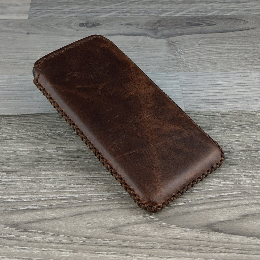 Bao Da Rút dành cho Iphone XR Vintage Da Bò