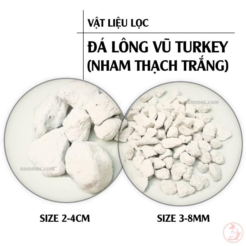 Nham Thạch Trắng | Đá Lông Vũ - Vật Liệu Lọc Nước Bể Cá Cực Hiệu Quả