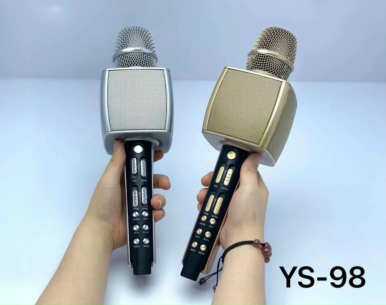 Micro bluetooth Su Yosd YS 98 - Micro karaoke kèm loa SONG CA không dây tiện lợi - Điều chỉnh âm lượng, echo, hiệu ứng đổi giọng - Siêu hút tiếng, hát siêu hay, chống hú siêu tốt - Hàng nhập khẩu