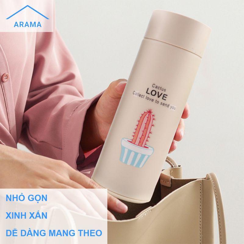 Bình đựng nước giữ nhiệt thuỷ siêu xinh, hình xương rồng.