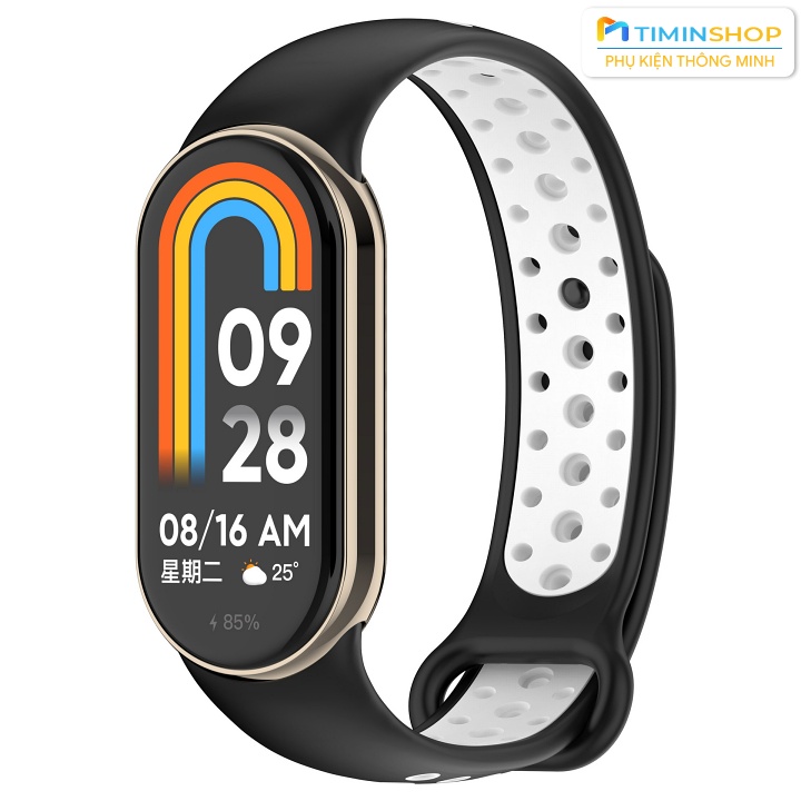 Dây Miband 8/ Miband 9 - thể thao 2 màu (DMB8)