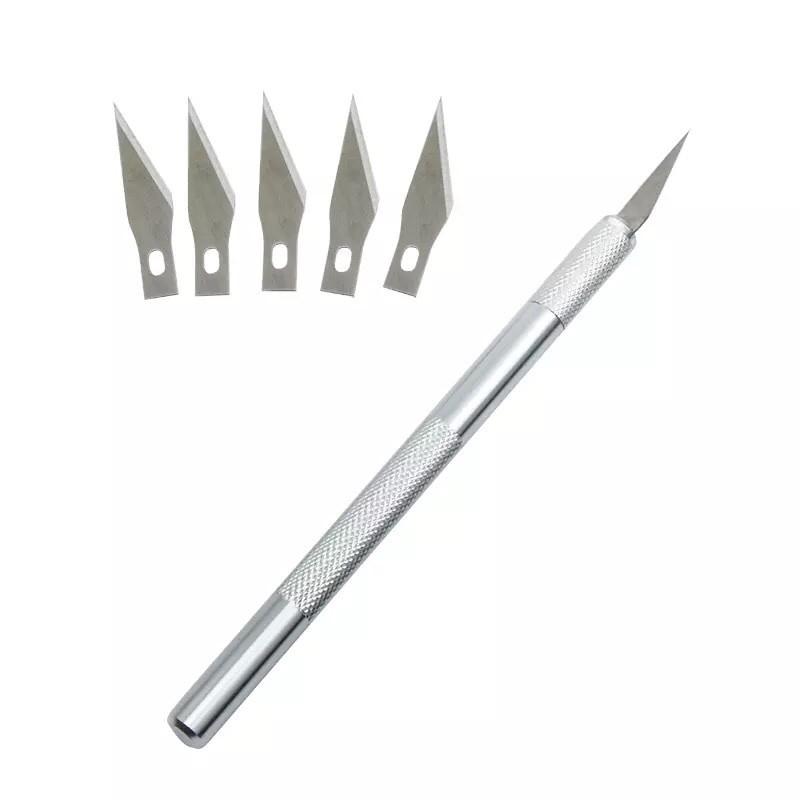 Cây dao cắt bột nail kèm 5 lưỡi cắt