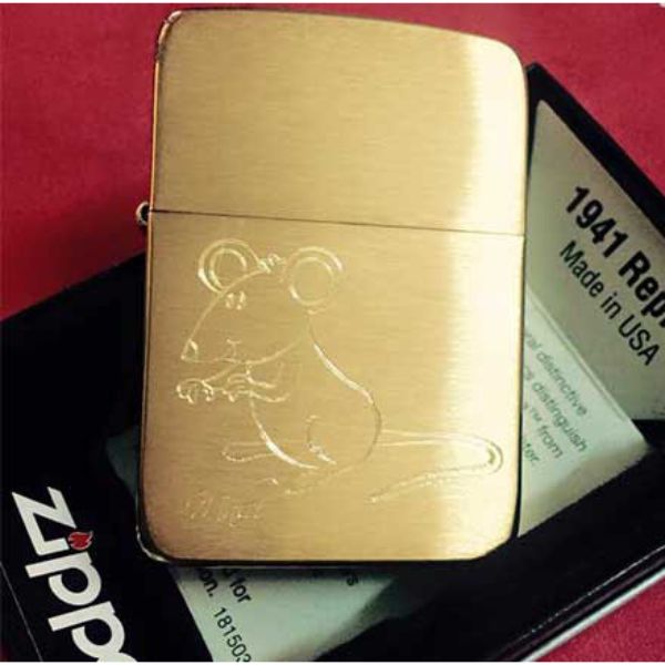 Bật Lửa ZIPPO KHẮC TÝ 02 – ZIPPO 1941B.TY02