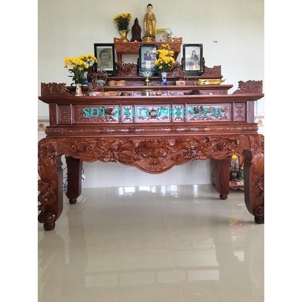 Sập thờ gỗ mít chân 18cm