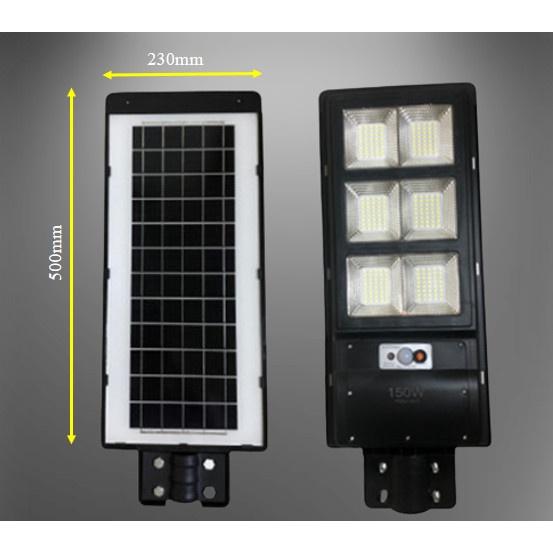 Đèn đường liền thể NLMT 150W, có remote