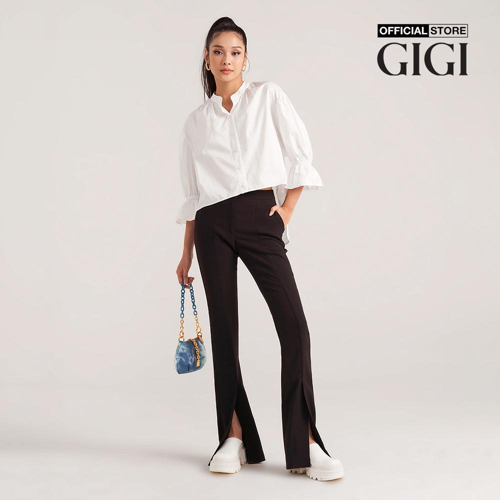 GIGI - Quần tây nữ ống loe xẻ tà thời trang G3205P221315