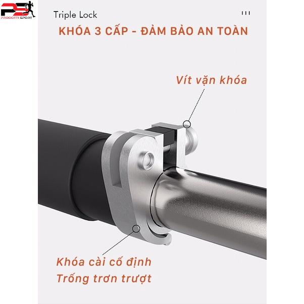 Xà đơn thế hệ mới FED-XM0103, 0104 Chịu lực 200kg – thép không gỉ + tặng kèm thước cân bằng Livo