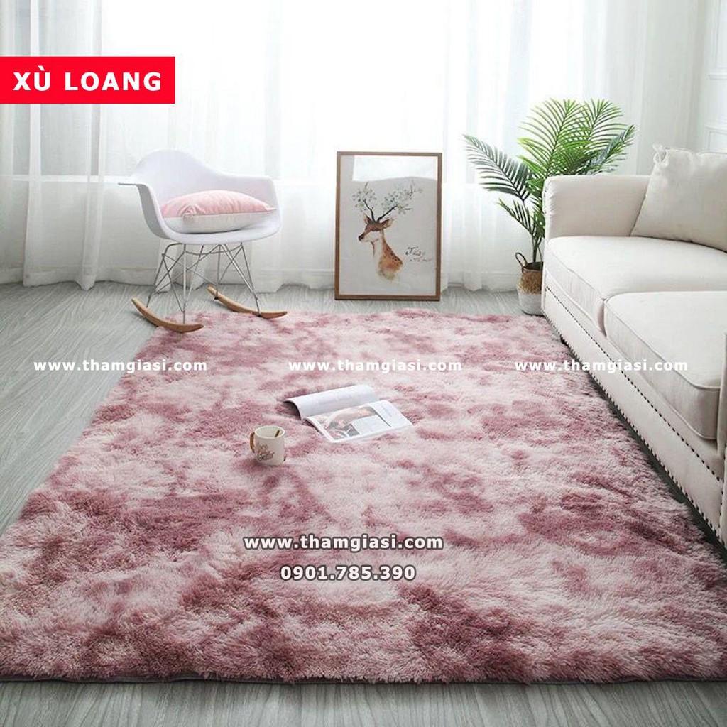 Thảm Lông Xù Loang Cao Cấp (10 MÀU) | Thảm Trang Trí Phòng Khách - Phòng Ngủ - Thảm Trải Sofa - Thảm Dành Cho Bé