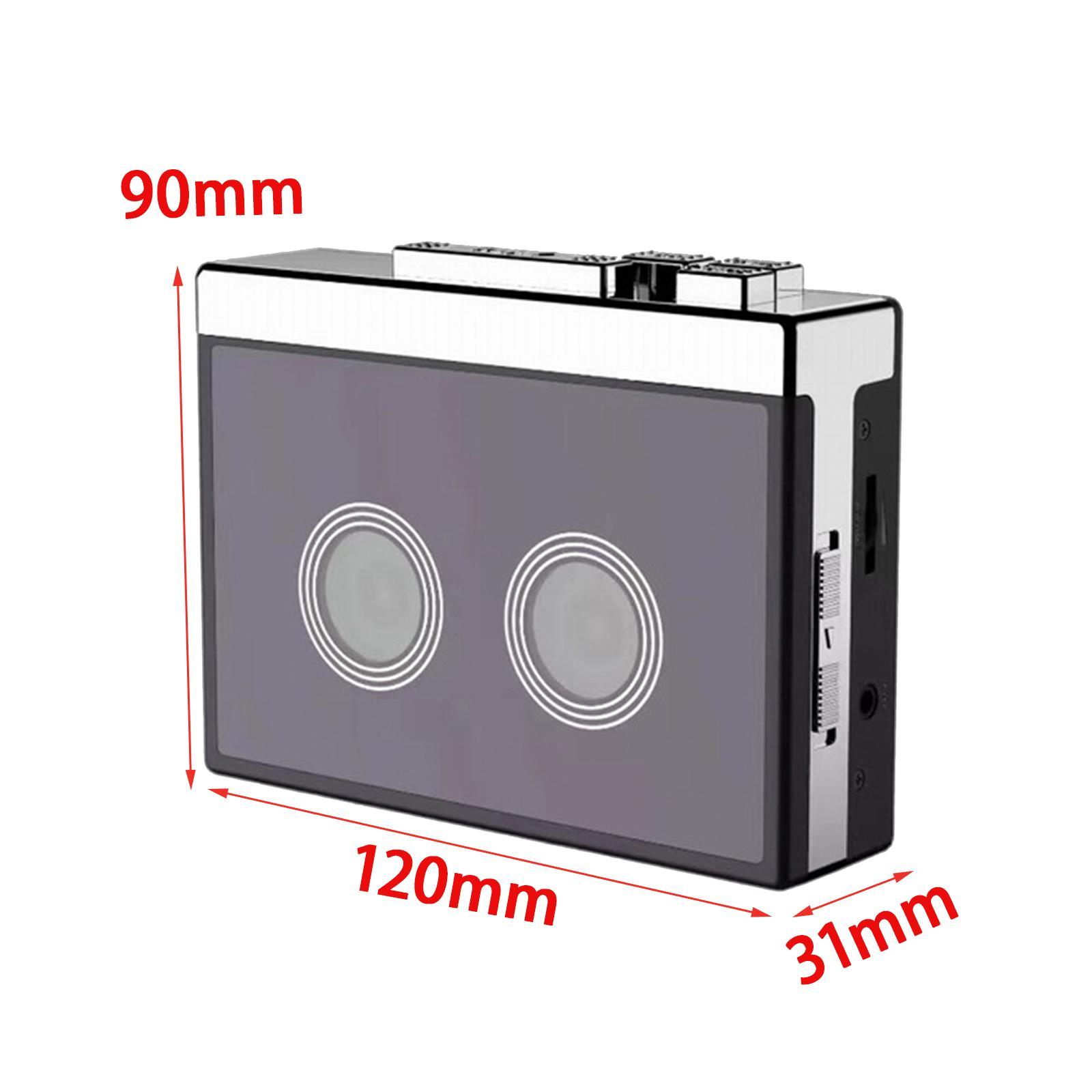 Cassette Player FM Vintage Portable HiFi Walkman for Language Learning
