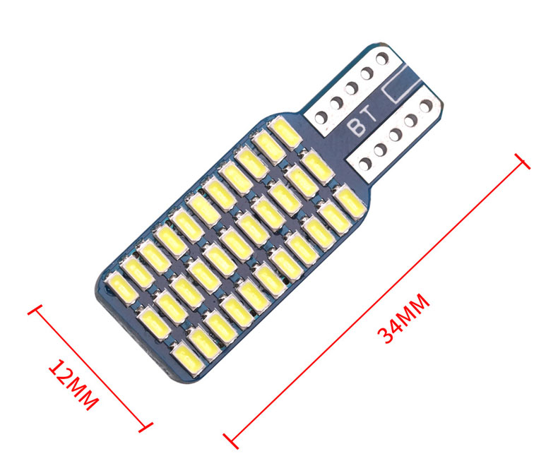 Đèn LED T10 1 mặt chip 3014 T103014-33