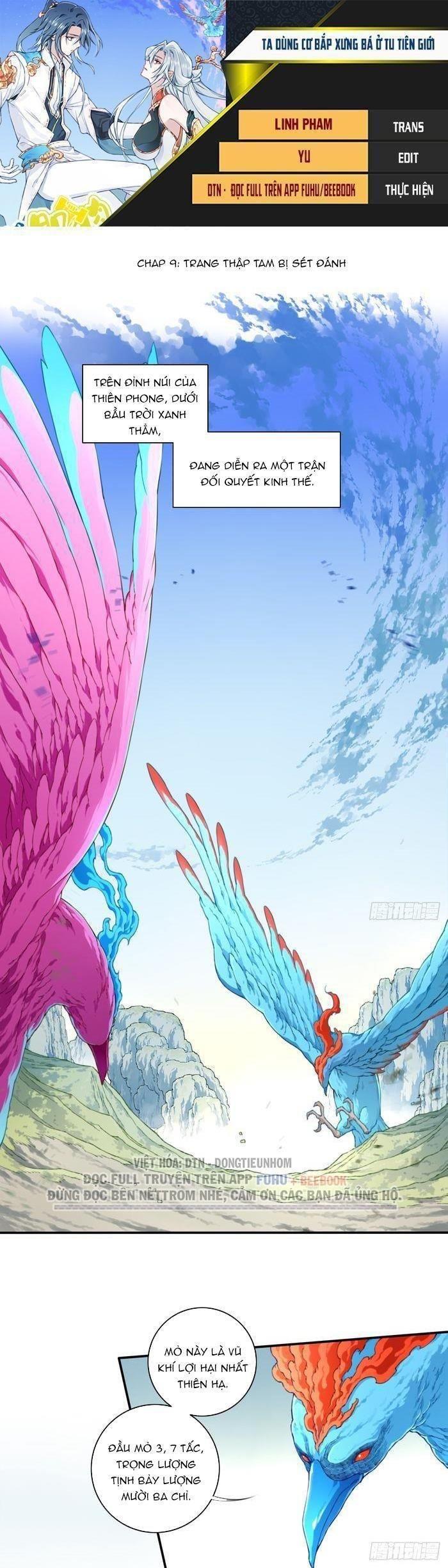 ta dùng cơ bắp xưng bá ở tu tiên giới chapter 9 1