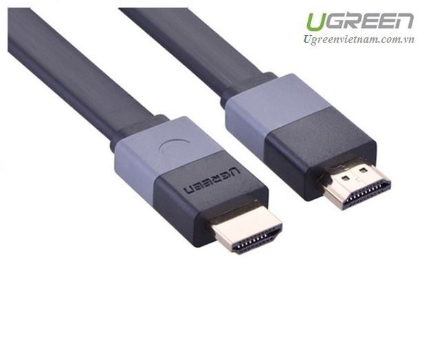 Dây cáp HDMI dẹt vỏ 1.4 Ugreen 30113 - 8M - Hàng chính hãng