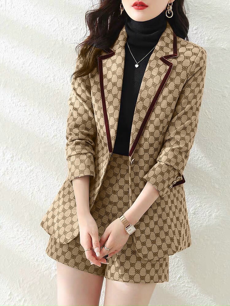 Bộ vest họa tiết cao cấp