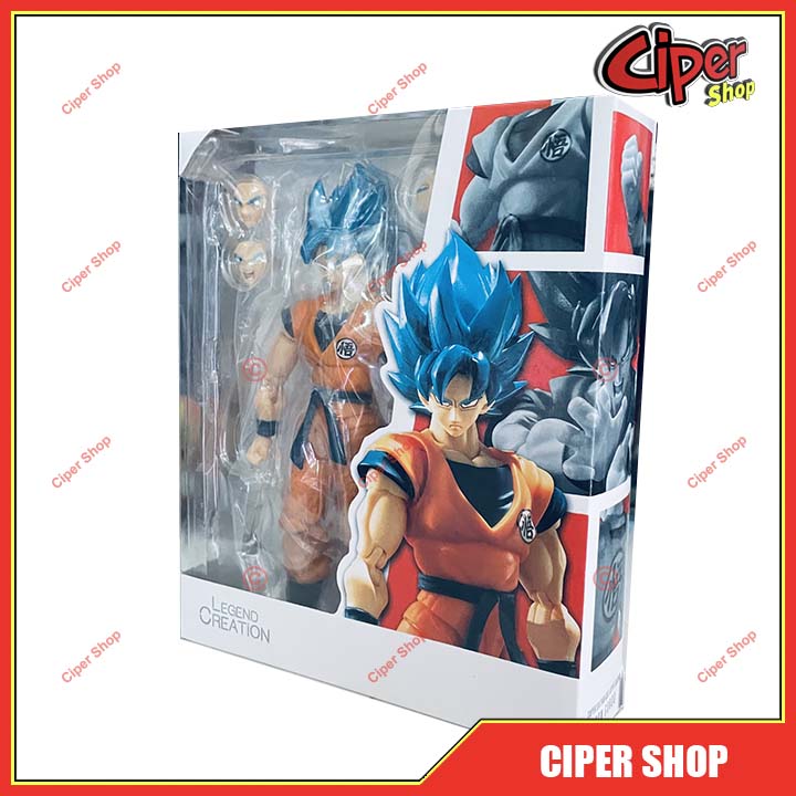 Mô hình Son goku Blue Khớp - Goku Blue SHF - Figure Action Goku Blue