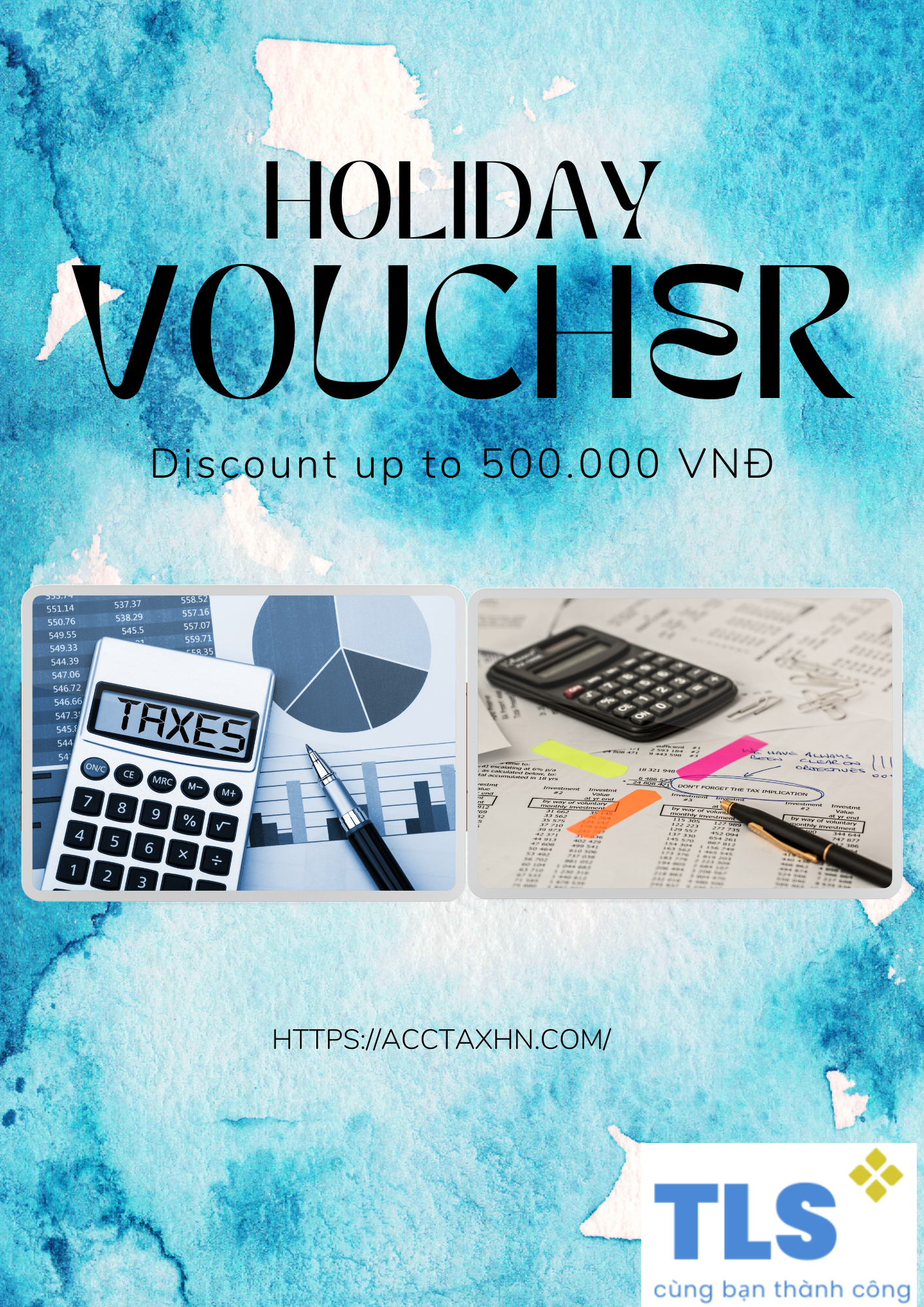 Hà Nội [E-voucher] - GIẢM đến 500K tất cả các gói dịch vụ tư vấn thuế, kế toán 