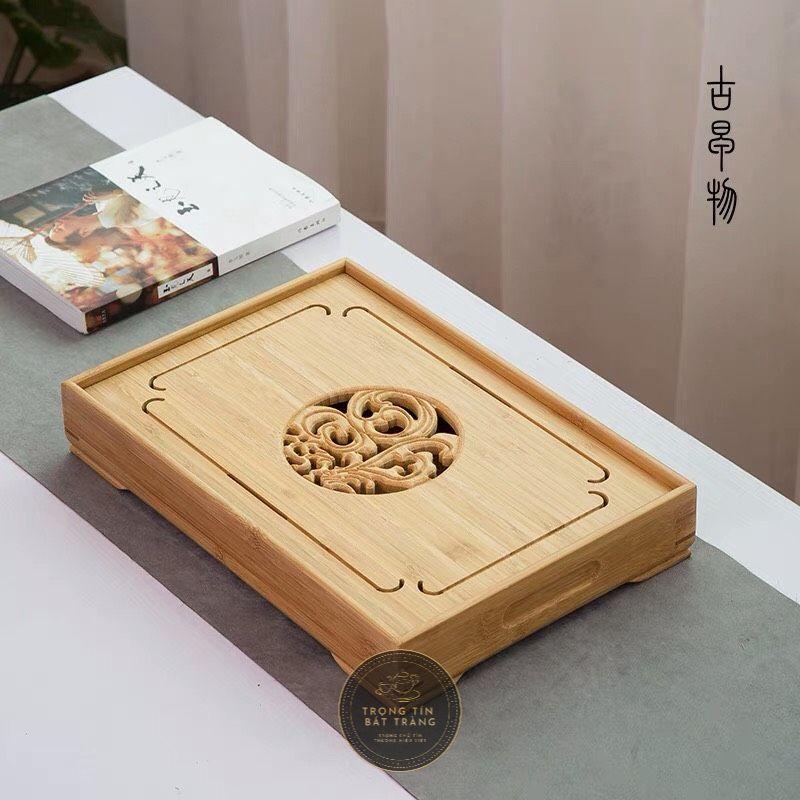 Khay Trà Tre Cao Cấp Chữ Nhật KT 12