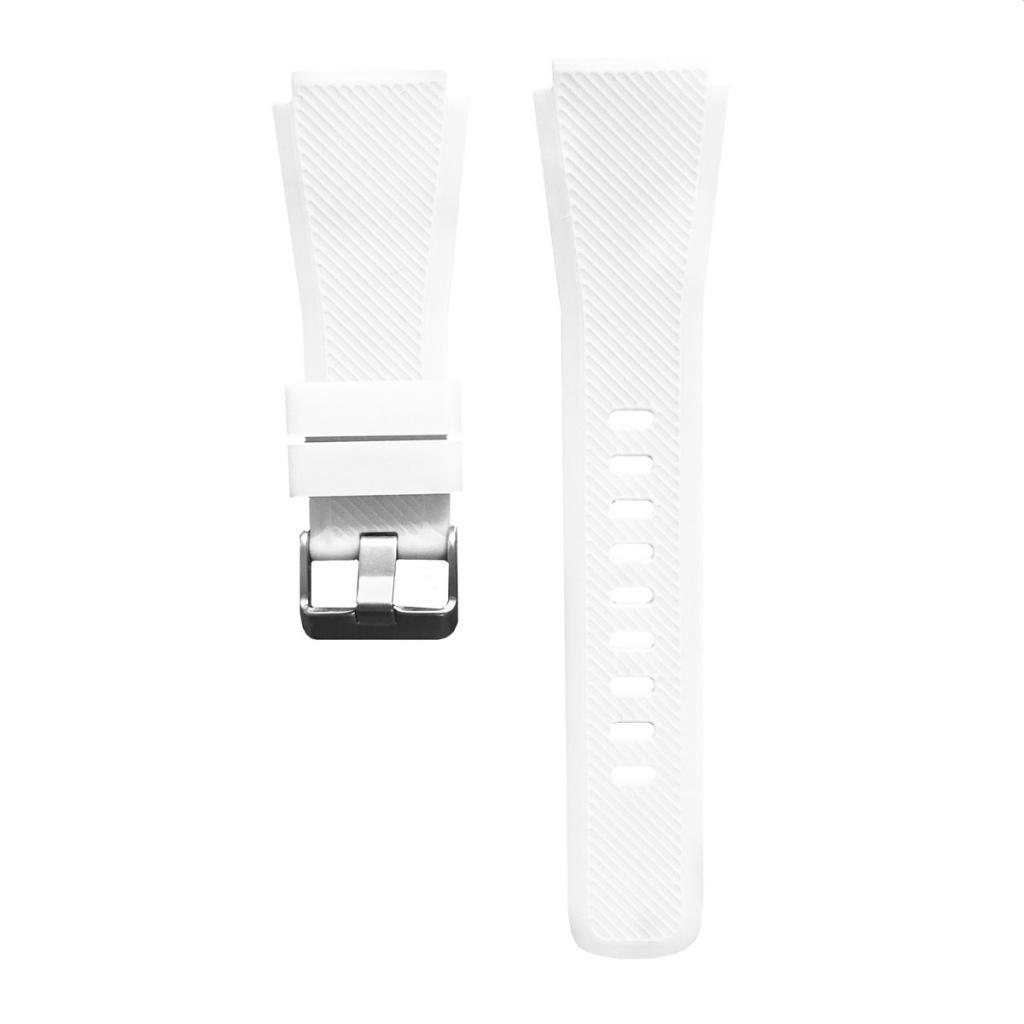 2 Pieces Replacement Silicone Band Strap For Samsung Gear S3 22mm Band