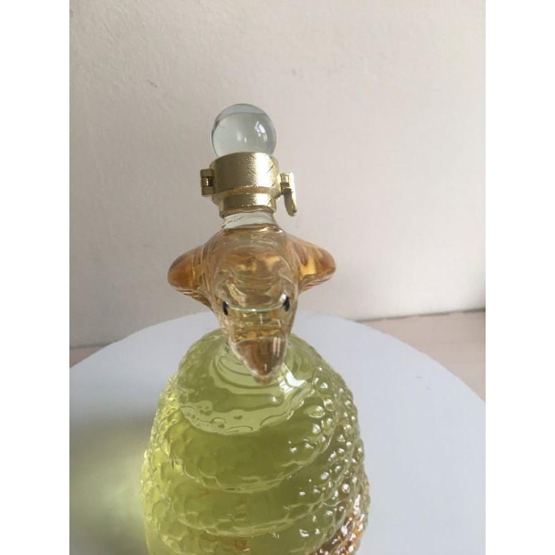 Vỏ chai đựng ruou thủy tinh hình con rắn 1000ml.