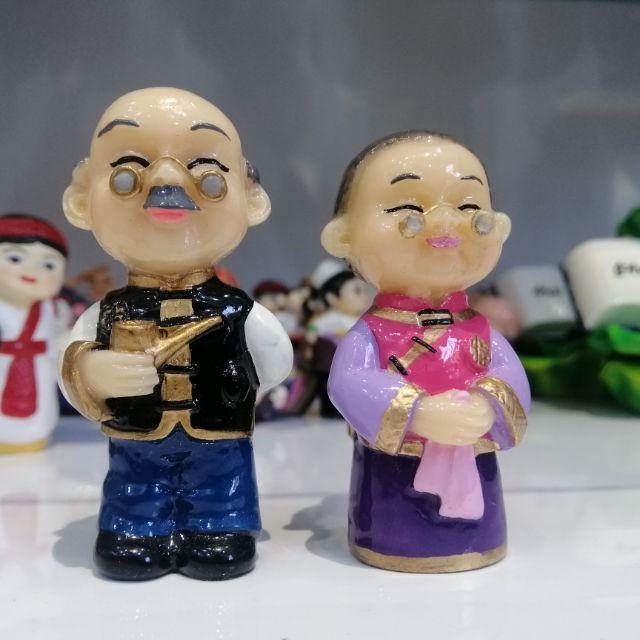 TƯỢNG ÔNG BÀ GIÀ NHÍ TRANG TRÍ MÔ HÌNH, TIỂU CẢNH