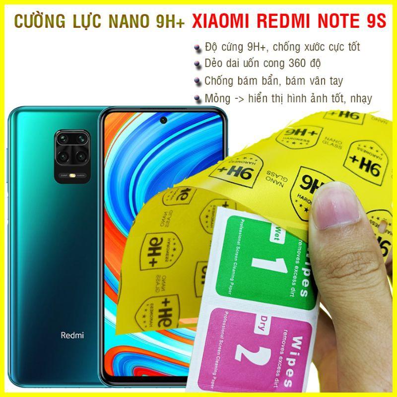 Dán cường lực dẻo nano dành cho Xiaomi Redmi Note 9S