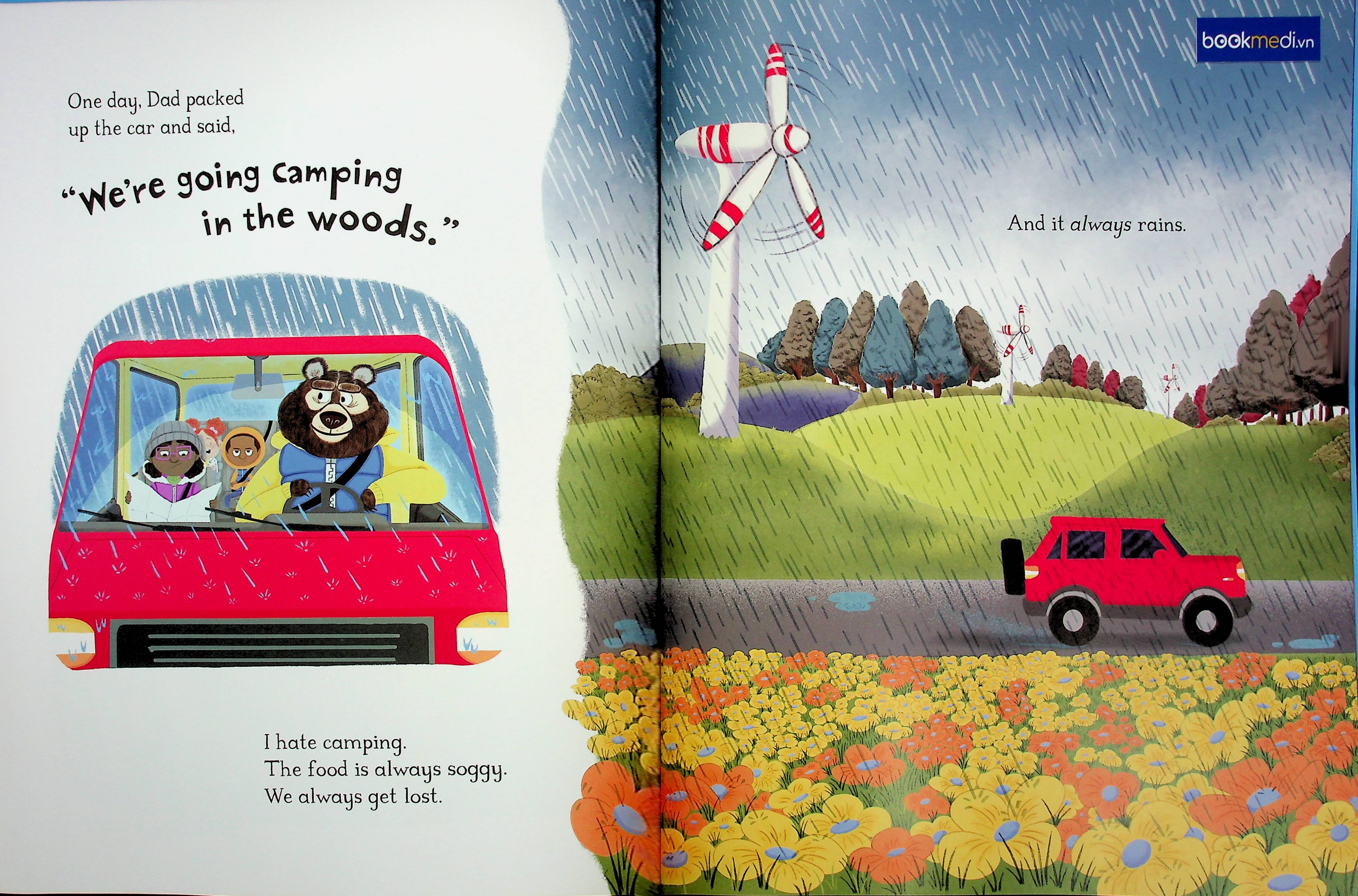 Truyện tiếng anh cho bé - My Dad Is A Grizzly Bear