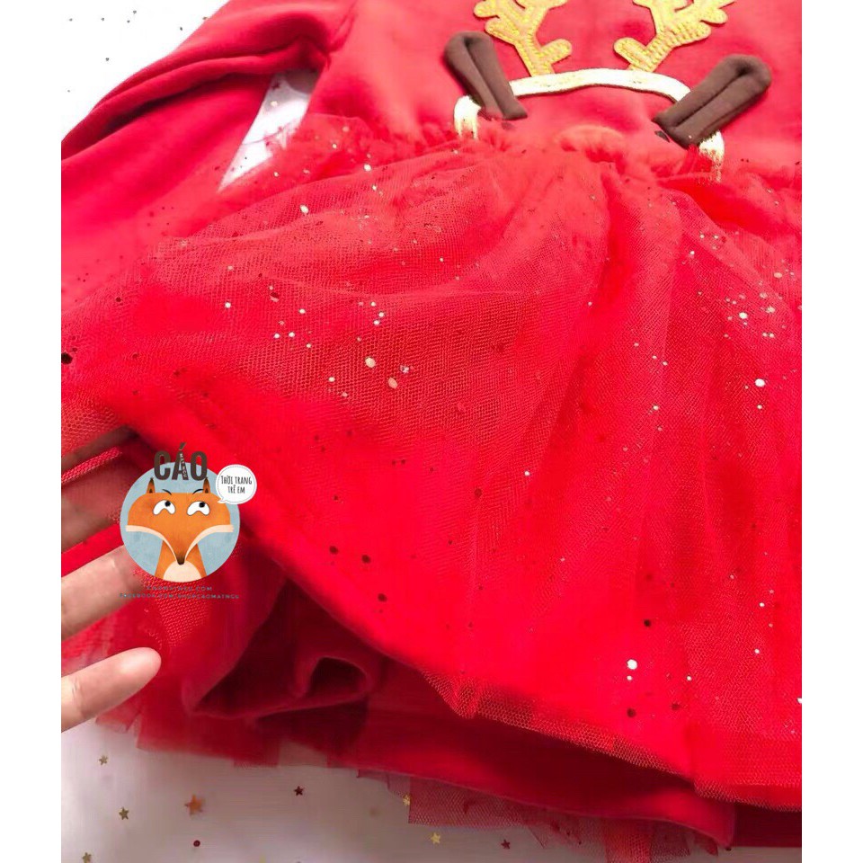 Đầm giáng sinh thu đông đầm noel