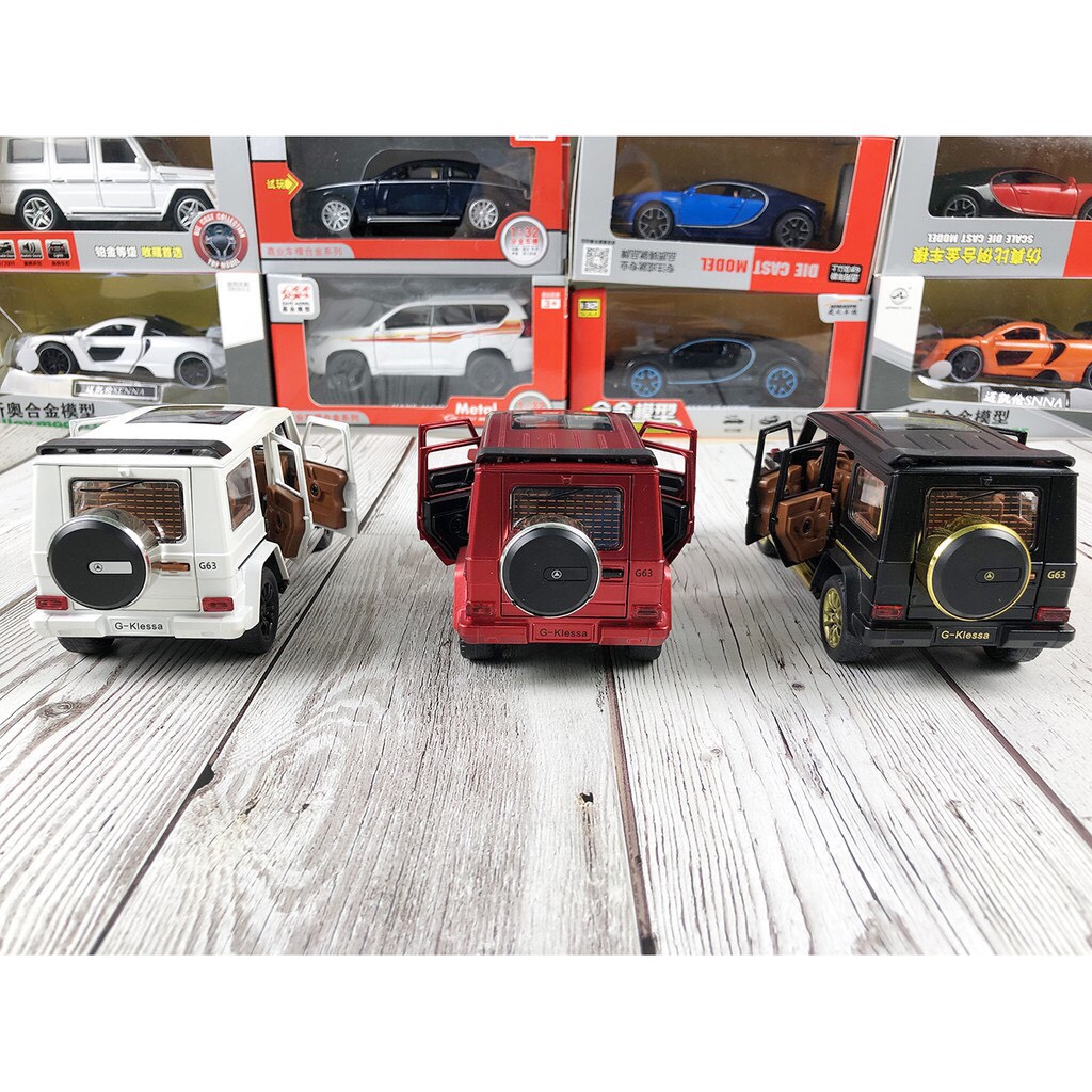 Xe mô hình tĩnh điện tỉ lệ 1:32 Mercedes AMG G63