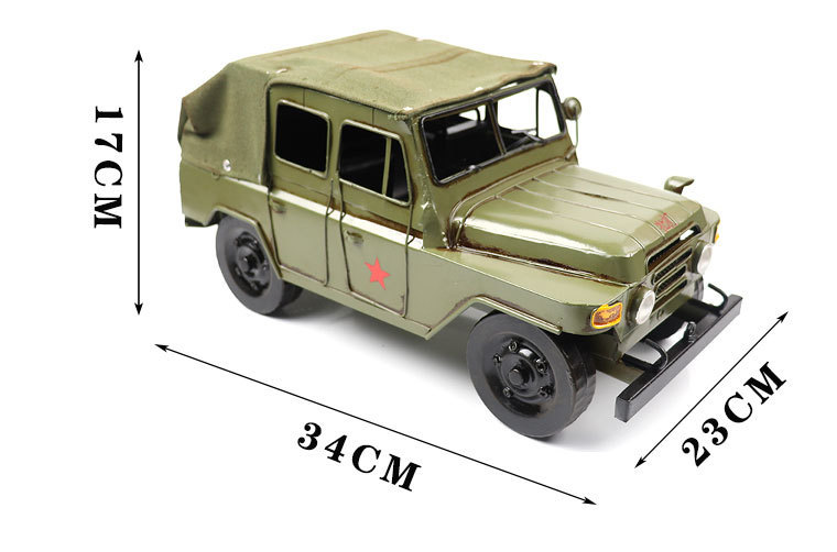 Mô Hình Xe Jeep Quân Đội