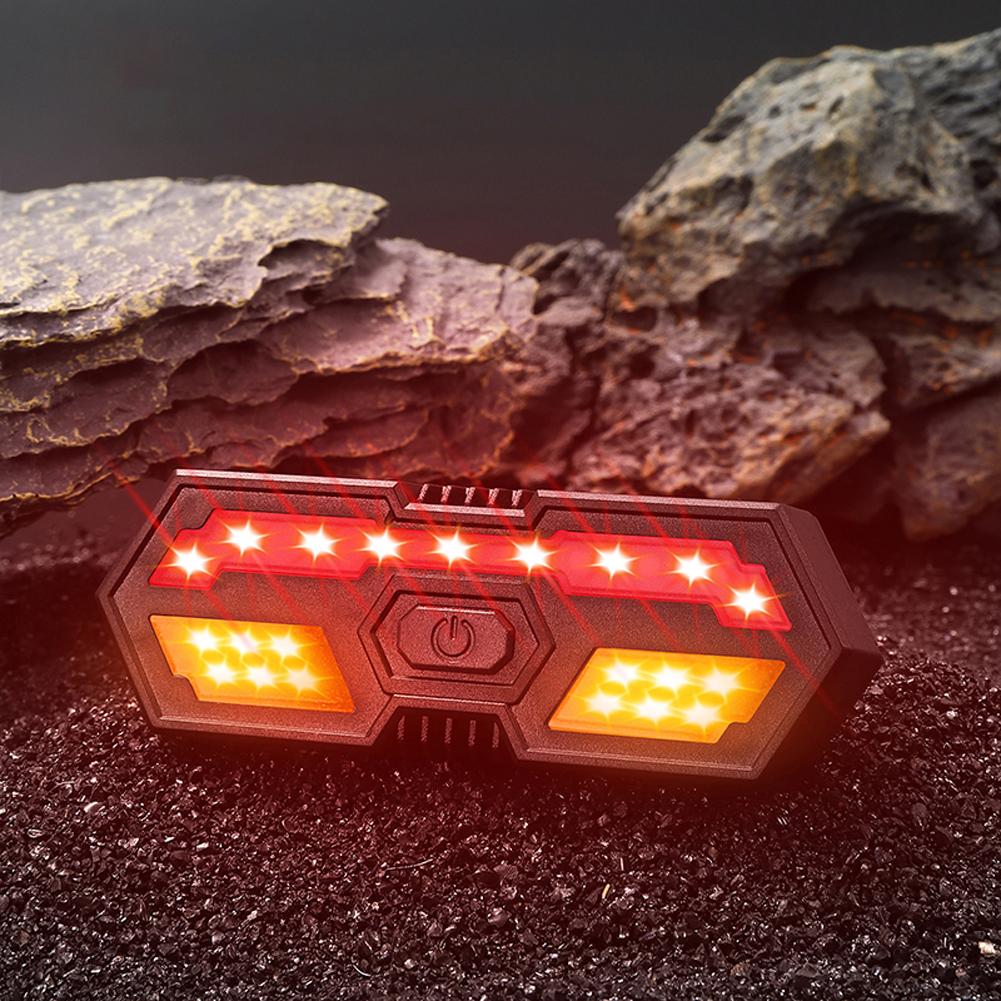 Đèn hậu cho xe đạp WEST BIKING 5m chiếu sáng từ xa LED báo rẽ MTB cho Đèn xe đạp chống nước USB có thể sạc lại