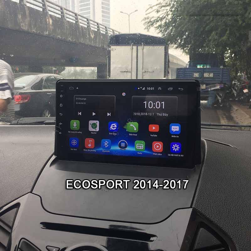 Màn Hình 9 inch Cho Xe EcoSport - Màn Hình DVD Android Tặng Kèm Mặt Dưỡng Giắc Zin Cho Ford EcoSport