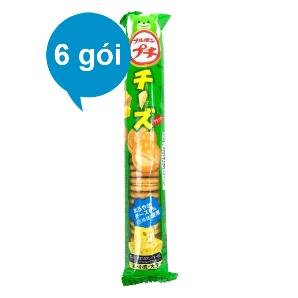 6 Gói Bánh Quy Bourbon Petit Phô Mai Nhật Bản (45g x 6)