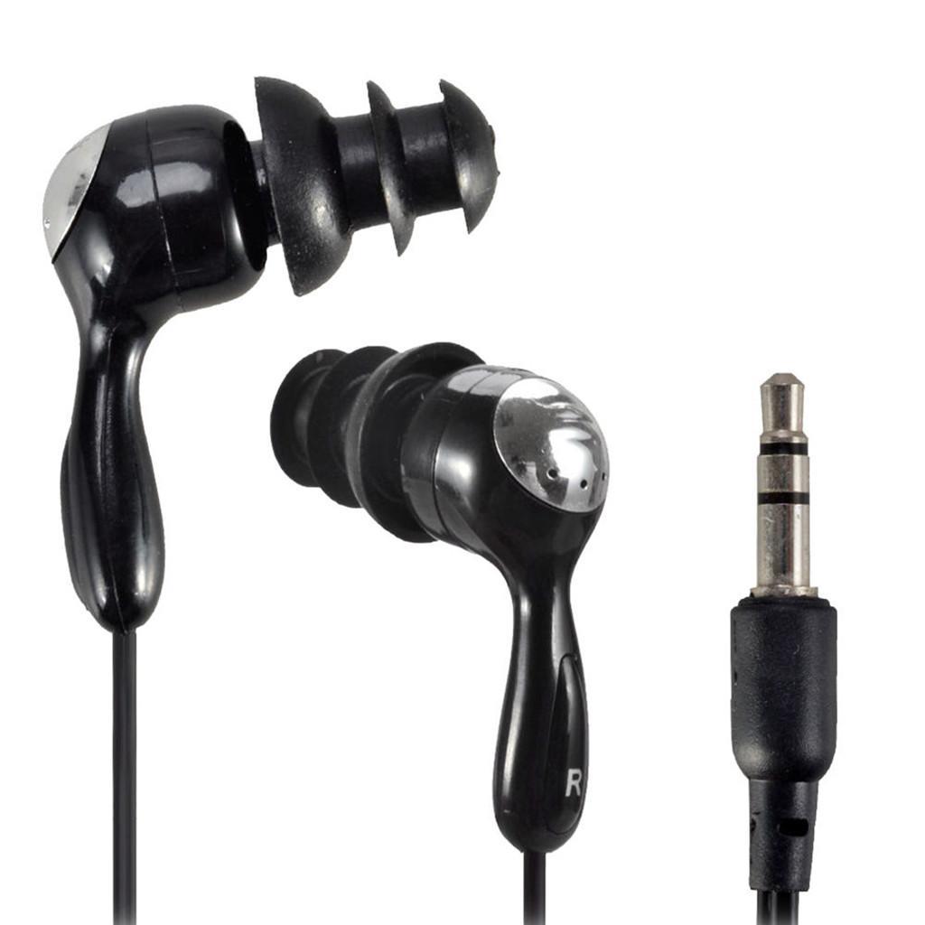 3X IPX8 In-Ear Earphone Stereo   Earpieces MP3 MP4 Radio  3.5mm