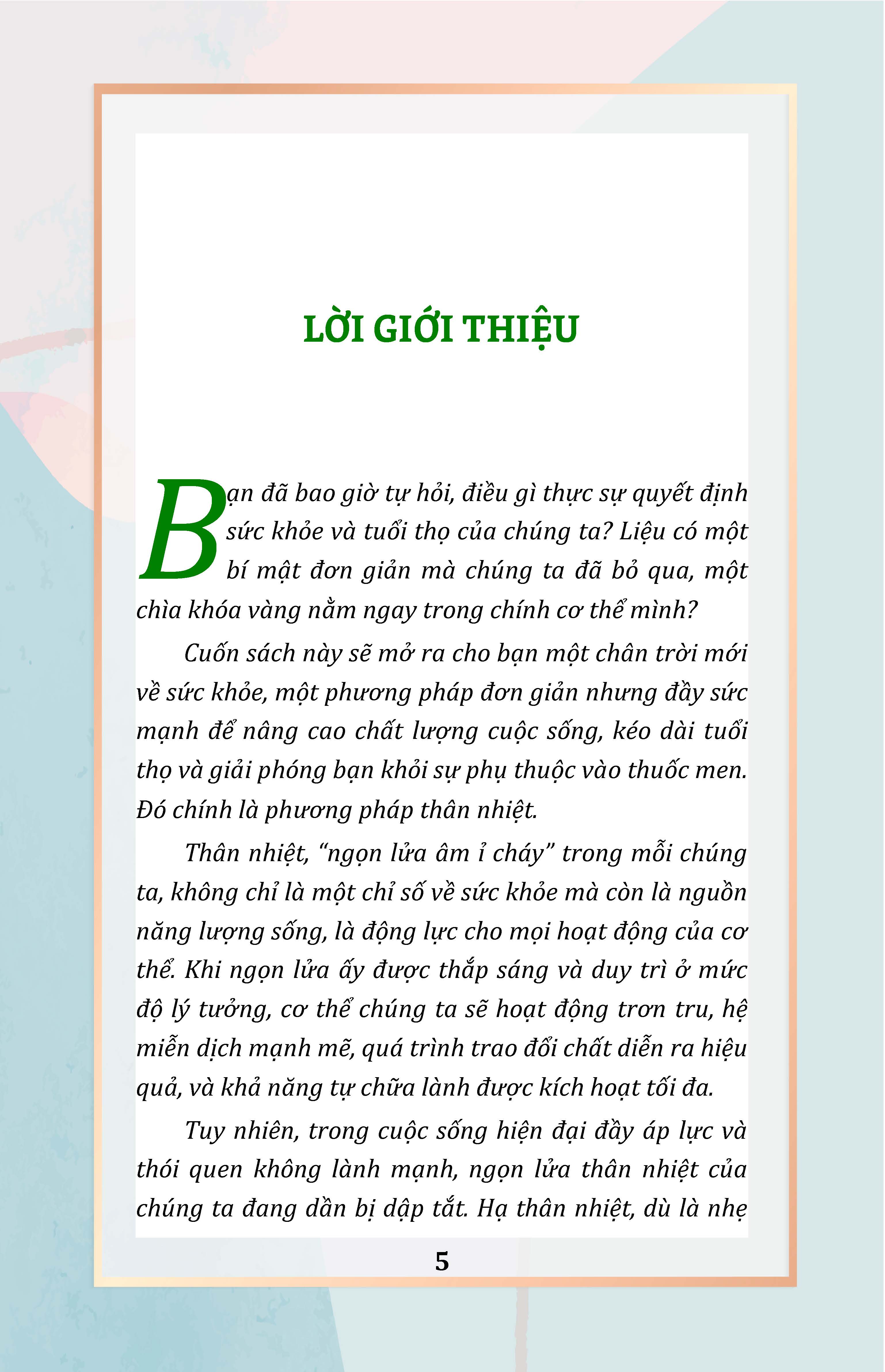 Thân Nhiệt Quyết Định Sinh Lão Bệnh Tử + Thân Nhiệt Chìa Khóa Để Sống Khỏe Mạnh Và Trường Thọ + Thân Nhiệt Năng Lượng Cốt Yếu Của Sự Sống