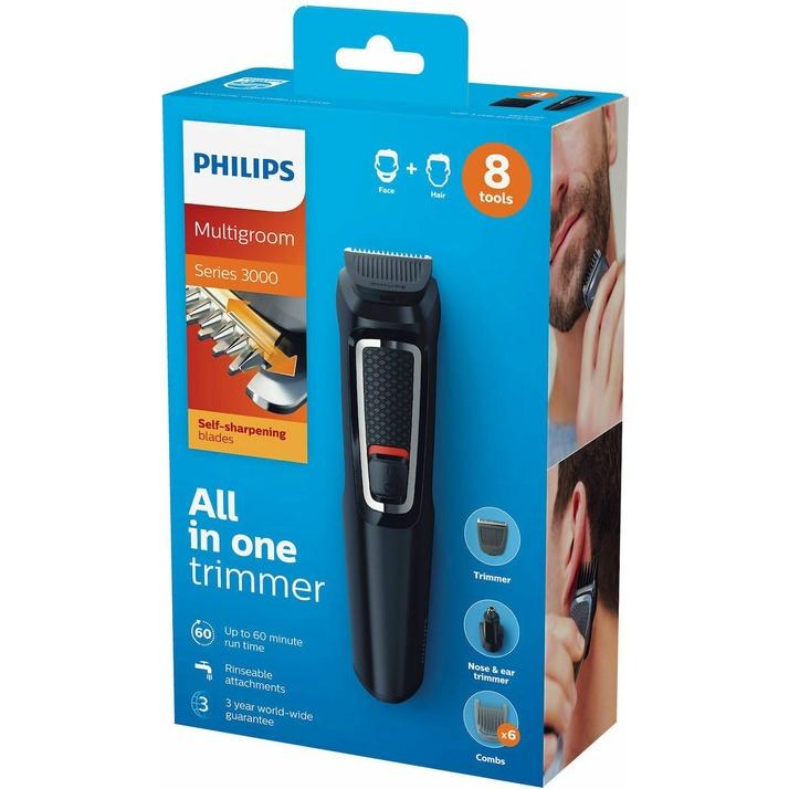 Máy cạo tỉa râu đa năng 8 trong 1 Philips MG3730/15 - Hàng chính hãng