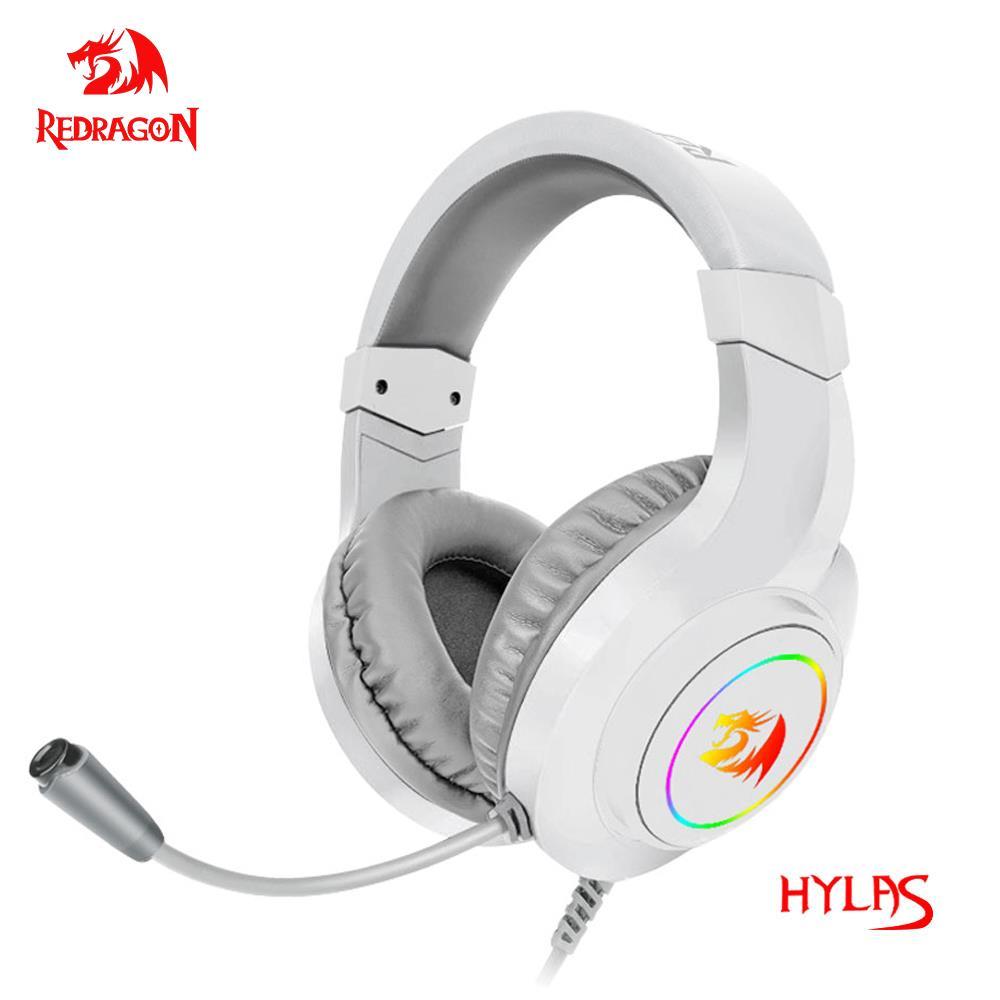 Tai nghe chơi game REDRAGON HYLAS H260 RGB, Âm thanh vòm 3,5 mm Máy tính PC Tai nghe Tai nghe Micrô cho PS4 Switch Xbox-one Màu sắc: Đen