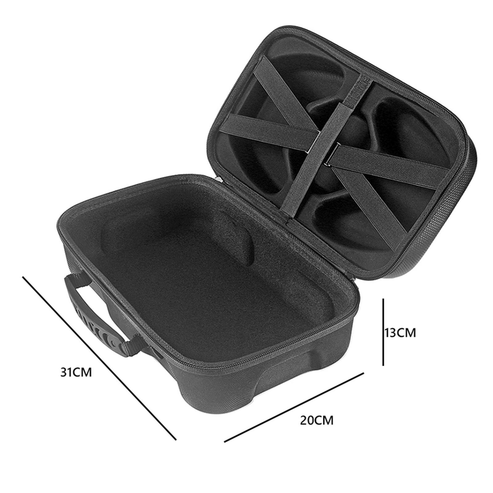 Game Console Travel Bag, for Series S Carrying Case, Classified Storage ,Portable Protective Organizer Sleeve for Storage Black Cables