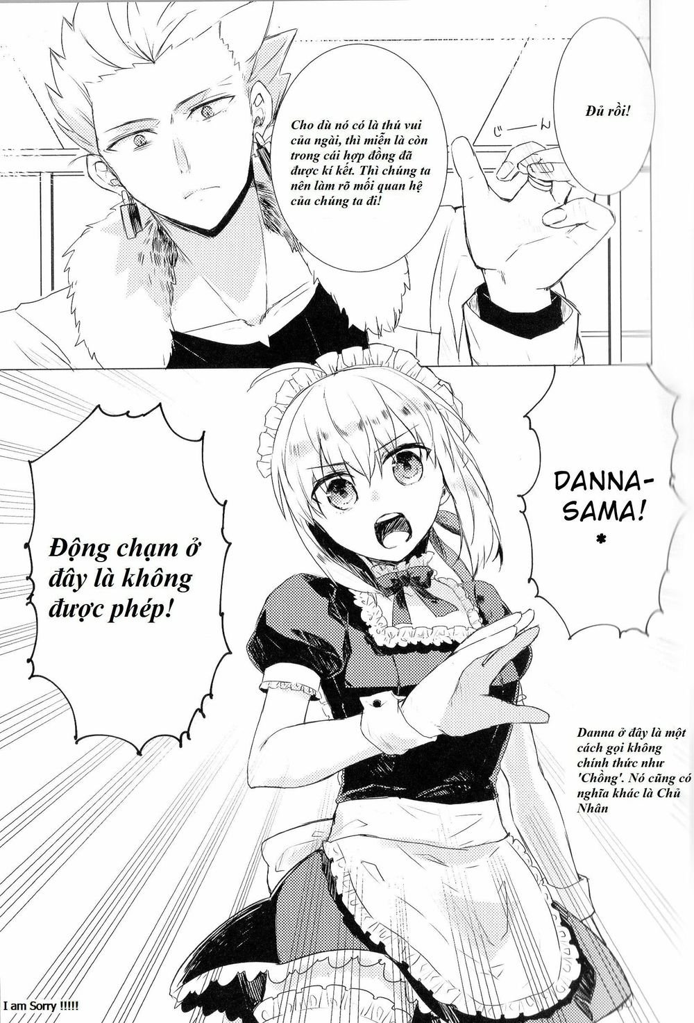 danna-sama o sawari wa kinshideu chapter 1.1 6