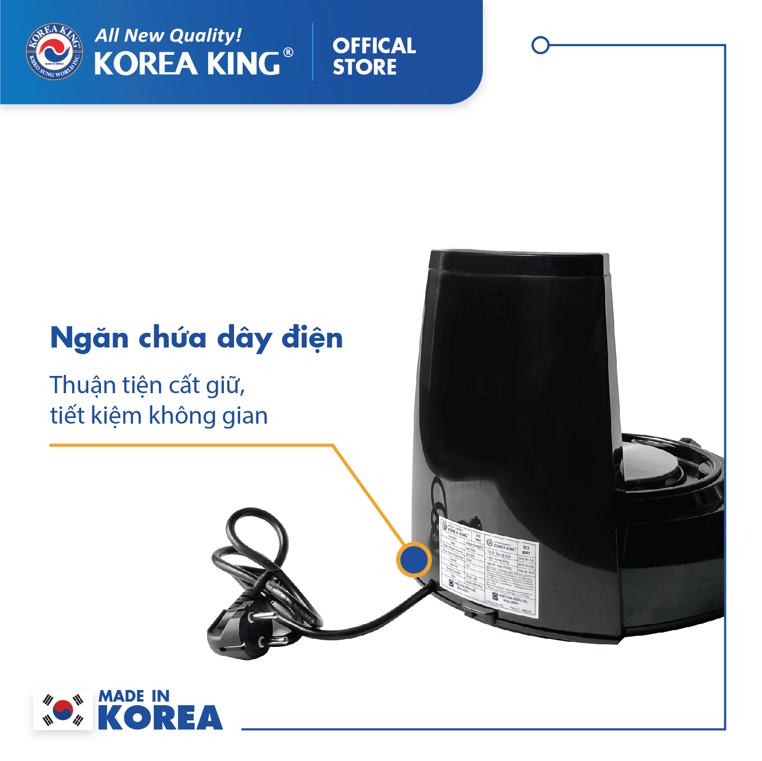 Siêu sắc thuốc Korea King KMP–7000G (220V/50HZ, 3000ML, 330W )- Hàng chính hãng