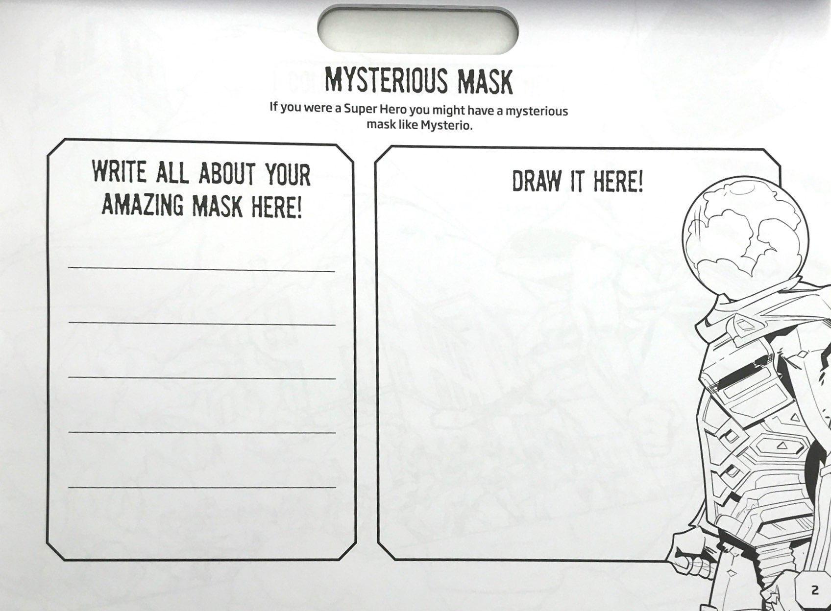 Spider-Man Far From Home Giant Activity Pad