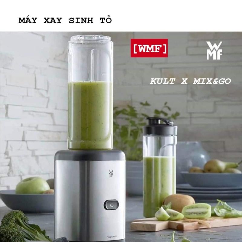 Máy Xay Sinh Tố Mini Cầm Tay Đa Năng WMF Mix &amp; Go, Công Suất 300W, Chất Liệu Thép Không Gỉ,  Nhập Đức