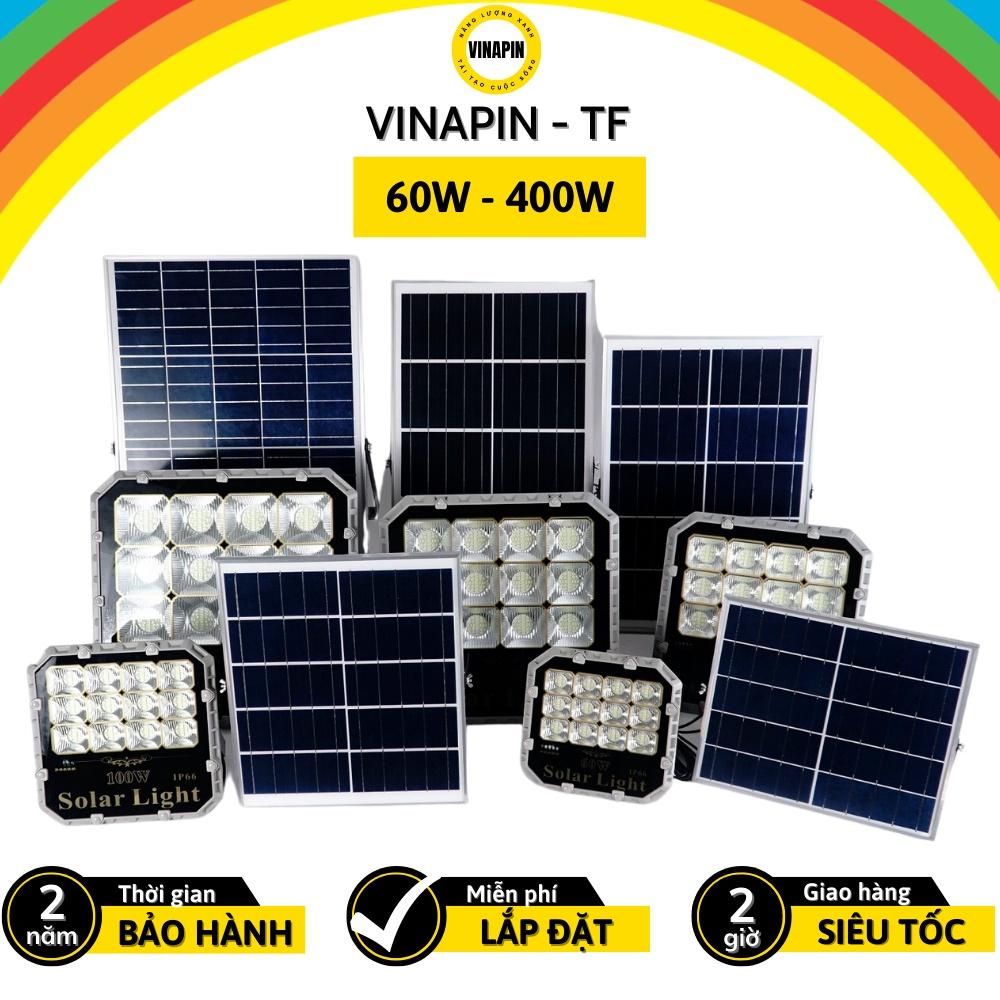 Đèn pha led năng lượng mặt trời VINAPIN-TF tổ ong siêu sáng tiết kiệm điện - Nhiều công suất + tấm PIN lớn + chống nước