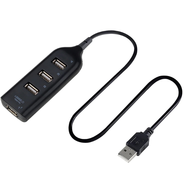 HUB USB 4 cổng hình ổ cắm điện (màu ngẫu nhiên)