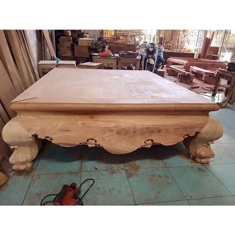 Sập nằm gỗ cẩm vàng 1m6 x 2m