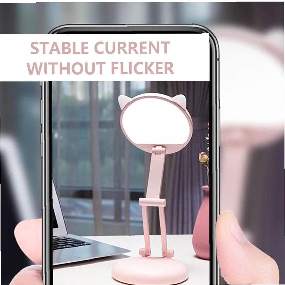 Đèn USB có thể gập lại với đèn bàn bảo vệ mắt tai mèo hoạt hình dễ thương
