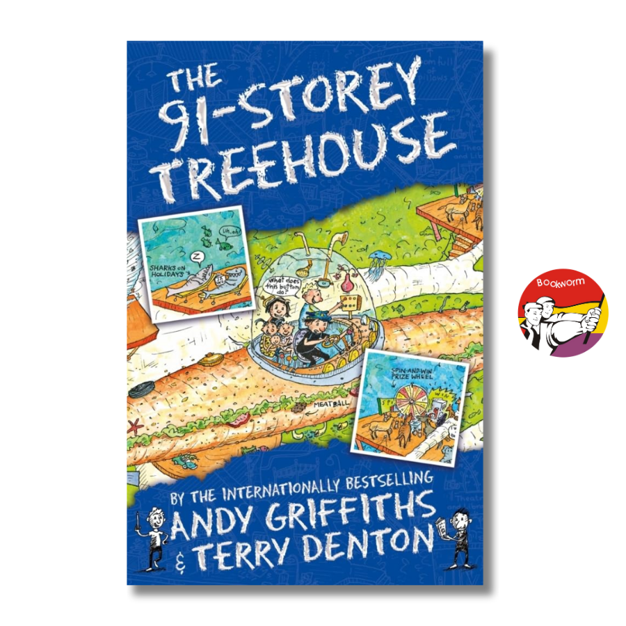 Sách - The 91-Storey Treehouse by Andy Griffiths | Childrens Humor Fiction / Ngoại văn Thiếu nhi
