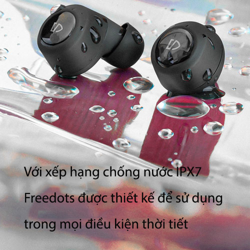 Tai Nghe Bluetooth Earbuds SoundPeats Freedots Thiết kế gọn nhẹ năng động, chống nước IPX7 - Hàng Chính Hãng