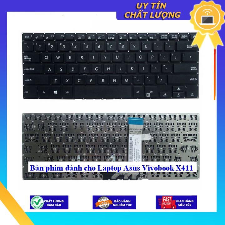 Bàn phím dùng cho Laptop Asus Vivobook X411 - Hàng Nhập Khẩu New Seal