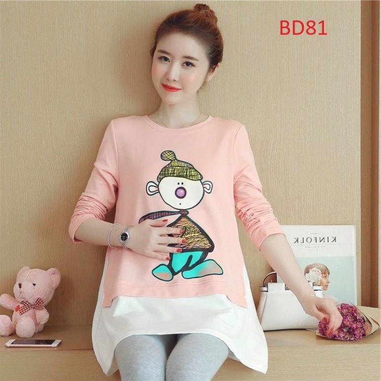 Bộ đồ dài mặc bầu thiết kế sang chảnh, chất liệu cao cấp  BD81
